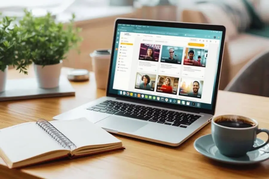 Developing professional skills through online courses and digital learning platforms