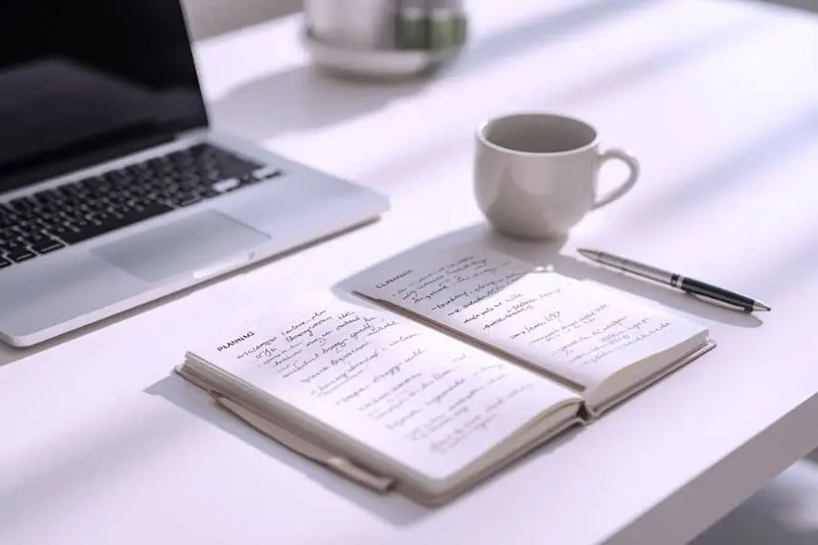 planning strategy to achieve goals productivity workspace