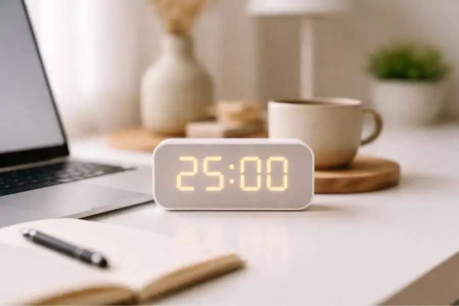 how to stop procrastination instantly using Pomodoro timer method