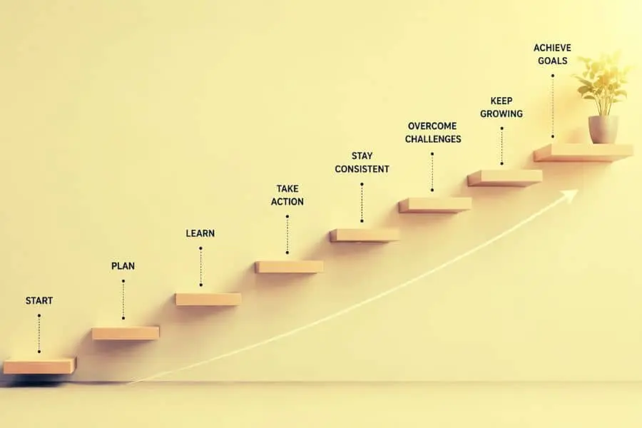 consistency over perfection habit building to overcome fear in life 