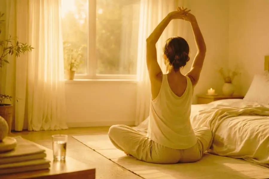 easy lifestyle changes for a healthier mind morning routine sunlight meditation