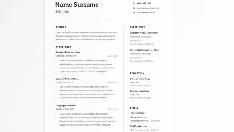 modern resume layout example for how to write a resume that gets noticed